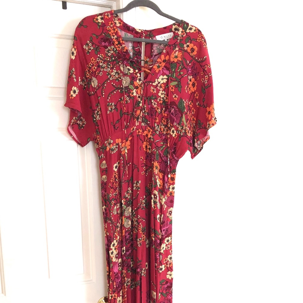 WAYF Floral Maxi Dress